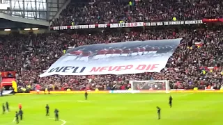 Goosebumps! We'll never die - Manchester United supporters