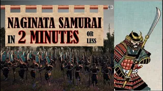 How To Use Naginata Samurai - A Quick Unit Guide - Total War: Shogun 2