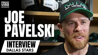 Joe Pavelski Discusses Wyatt Johnston Living at Joe's Home & Dallas Stars Impressive Young Stars