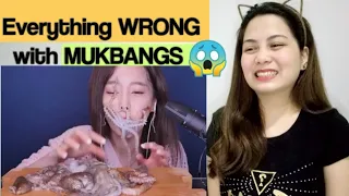 "MUKBANG GROSS" Everything WRONG with Mukbangs(REACTION)