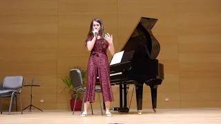 Sia - Bird set free | Cover by Trisiana Jata (13 years old) 💜 | My students' concert, live 2019