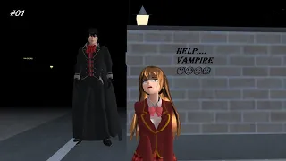 VAMPIR horor  #1 drama horor / sakura school simulator