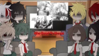 Mha React To Manga || Mha/Bnha || Spoilers⚠️ || Angst/Mostly bakugo angst- ||