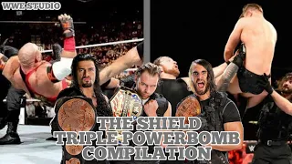 The Shield Triple PowerBomb Compilation (WweStudio)