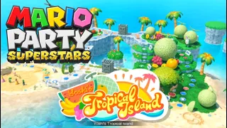 Mario Party Superstars Yoshi's Tropical Island (Daisy v Peach v Luigi v Yoshi) - 4K