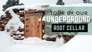 Tour Our Underground Root Cellar