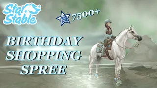 Birthday Shopping Spree on Star Stable!