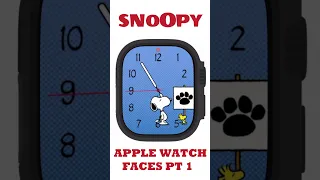 Snoopy Apple Watch Faces Pt 1