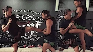 Advanced Muay Thai Counter: Teep Catch to Jumping Knee