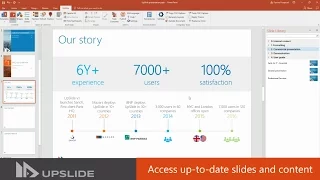 Shared Content Libraries - UpSlide Add-In for PowerPoint