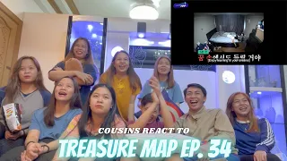 COUSINS REACT TO [TREASURE MAP] EP.34 🏠 슬기로운 트레저 숙소 생활 🏠 자~ 들어와~