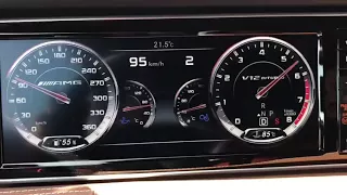 Mercedes S65 AMG Coupe acceleration 0 to 240km/h