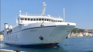 Jadrolinija Ferry, Korčula arriving in Split port