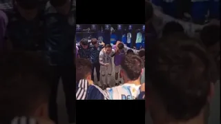 EMOCIONANTE!🗣️🔟 asi fue la arenga de Messi antes de la final con Brasil en la copa america 🇦🇷🏆