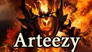 Arteezy Shadow Fiend special delivery into Rampage