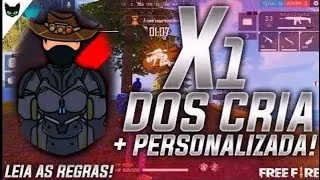 🔴 Free Fire - Ao Vivo | 🔥 Salas Personalizadas - 4v4 - X1 dos crias