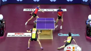 WTTC 2015 Suzhou – Men’s Doubles Quarter Finals – Morizono Masataka JPN   Oshima Yuya JPN vs  Xu Xin