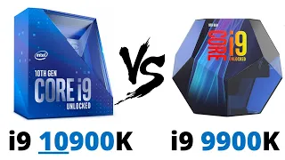 i9 10900k vs i9 9900k | i9 9900k vs i9 10900k | ALL Benchmarks!