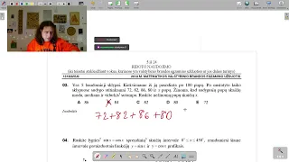 2013 metų matematikos VBE | 1 ir 2 dalys | 04-06-23 Twitch Stream