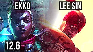 EKKO vs LEE SIN (JNG) (DEFEAT) | 1.6M mastery | EUW Diamond | 12.6