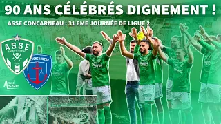 AMBIANCE DE FOU LORS D'ASSE CONCARNEAU ! 90 ANS DE l'AS SAINT-ETIENNE ! 💚🔥