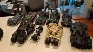 Complete 1:18 scale diecast Batmobile collection - Hot Wheels - Corgi - Batman - Hot Toys - Enterbay