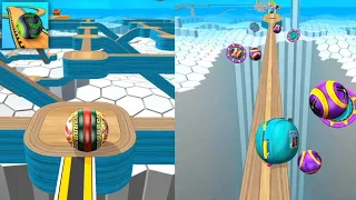 Going Balls Speedrun Gameplay | Level 585 (iOS, Android Gameplay)