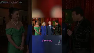 King Charles III and Queen Camilla make surprise appearance on American Idol #shorts