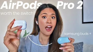 AirPods Pro 2 | Unboxing, First things to do + Review (Finally switched from Samsung to Apple!)