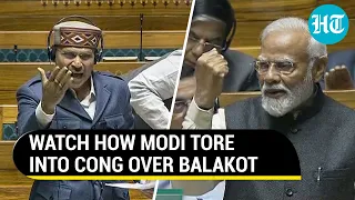 PM Modi Vs Adhir Over Balakot Airstrikes After Cong Casts Doubt On Jaish Casualties | Watch