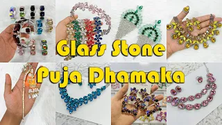 Glass Stone Korean Jewellery Wholesale | Black Polish Glass Stone Jewellery Wholesale