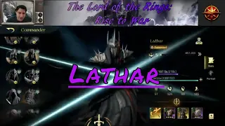 The Lord of the Ring: Rise to War Lathar Build, Tips and Guide!