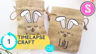 How to Put Heat Transfer Vinyl on Burlap (Timelapse with Tutorial)