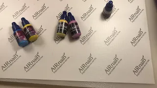 Состав краски для аэрографии на ногтях