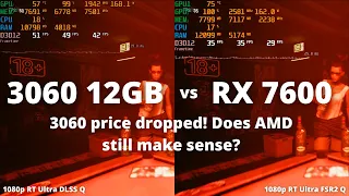 RTX 3060 12GB vs RX 7600 8GB- The Ultimate Comparison!!!