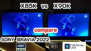 Sony X90K vs X85K #compare