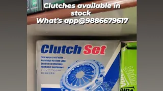 Complete Clutch Kit available in Stock #Exedy Japanese Cars & #Valeo clutch contact us @ Bangalore