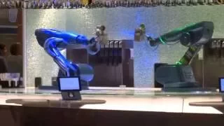 Quantum of The Seas Bionic Bar - Robotic Bartenders Quantum Class Cruise Ships