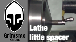 KMT 103 - Tiny spacer on the Tormach Lathe