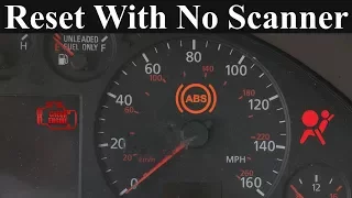How to Reset the Check Engine, ABS and Airbag Light - Without a Scanner