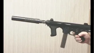 Охолощённый пистолет-пулемёт Beretta M12 с ПБС