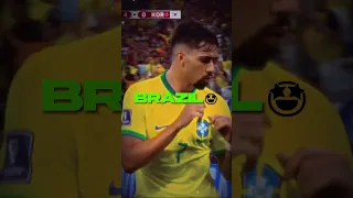 Brazil vs South Korea🤩 @oxzung    #football #soccer #worldcup #brazil #edit #southkorea