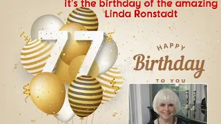 🎊 birthday celebration video of the amazing Linda Ronstadt, 🎈 77 years old 🎉