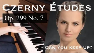 Czerny Op. 299, Étude No. 7, performed by concert pianist Anna Bulkina