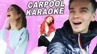 CARPOOL KARAOKE WITH SISTER & GIRLFRIEND!