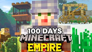 I Survived 100 Days in Emperor Times in Minecraft