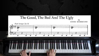 The Good the Bad and the Ugly • Main Theme • Ennio Morricone | Piano Tutorial