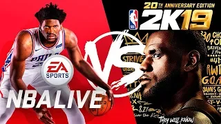 NBA LIVE 19 ИЛИ NBA 2K19 - ЧТО БРАТЬ ?