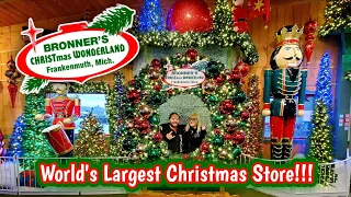 Bronner's CHRISTmas Wonderland!!! - Frankenmuth, MI *World's Largest Christmas Store!*