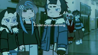 A cold school morning.